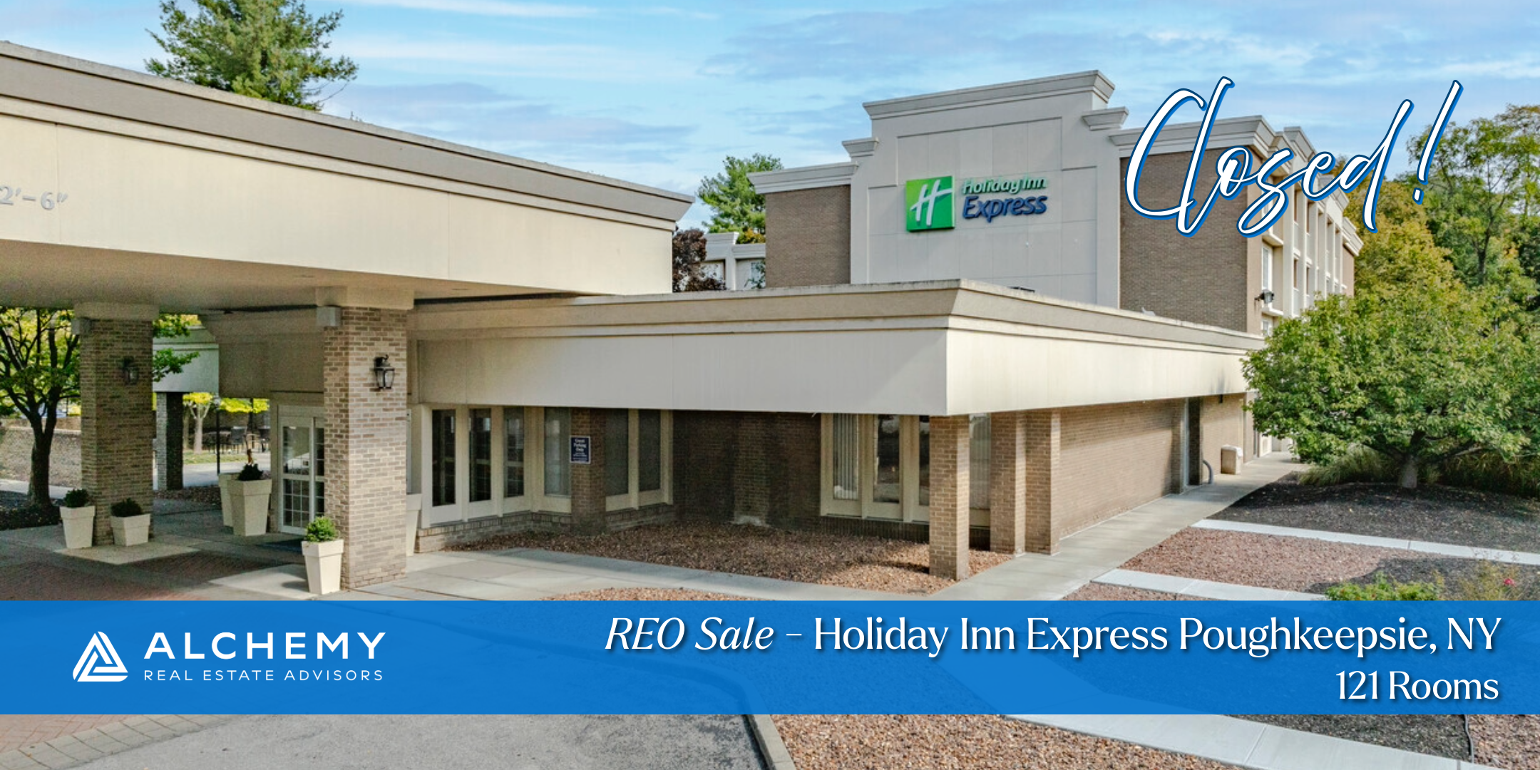 Alchemy Real Estate Advisors sells Holiday Inn Express Poughkeepsie, NY